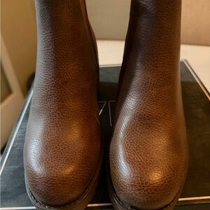 MIA Luggage Leather Ankle Boots